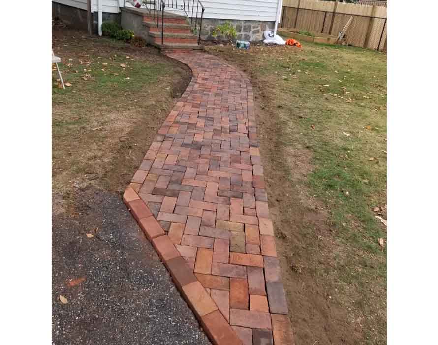 Stone walkways and stairs contractor Boston